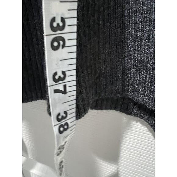 Magaschoni Cashmere Blend Long Open Front Cardigan long Gray Size S A001379 - Picture 7 of 7